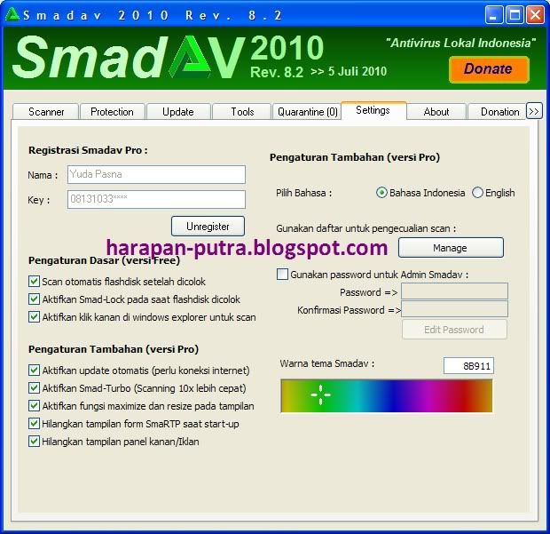 Download Smadav Pro 8.2 + Key 2010