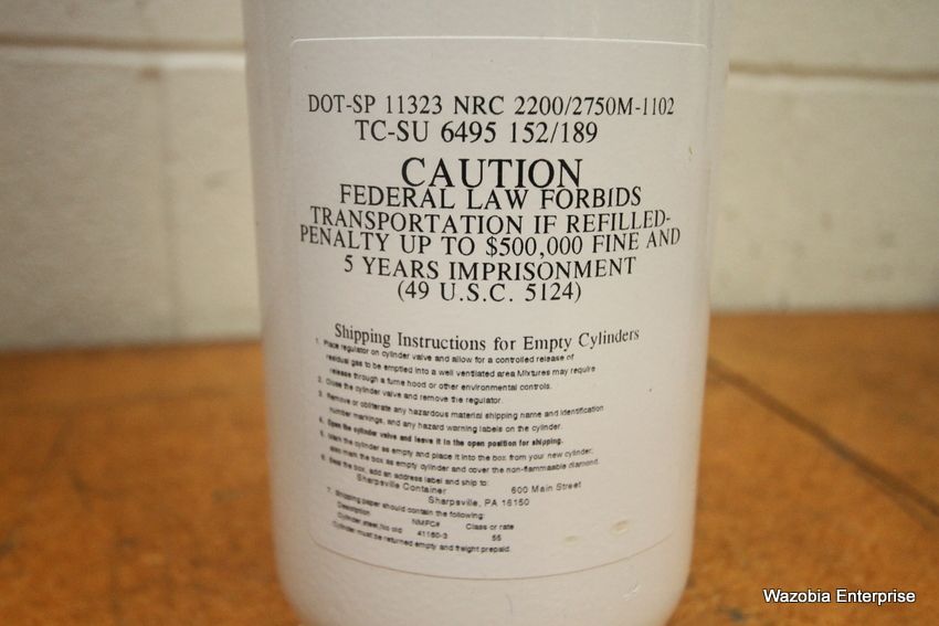 SIEMENS SLOPE GAS COMPRESSED GAS N.O.S UN1956 03294747 TANK eBay