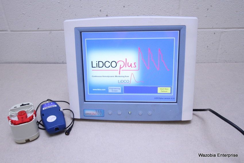 Lidcoplus Lidco Plus Hemodynamic Monitor Hm Flow Regulator Cm