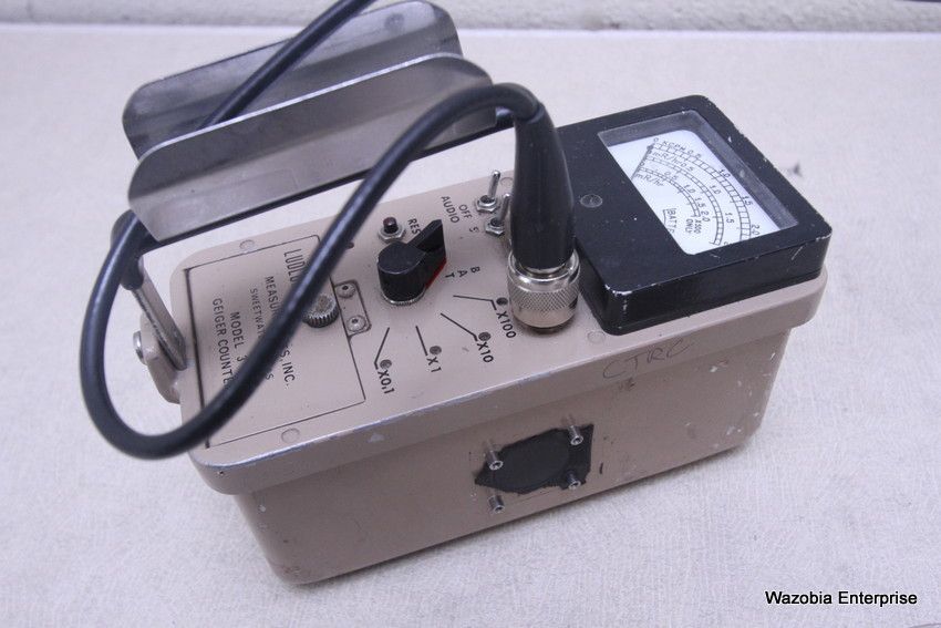 Ludlum Geiger Counter Model 3 Survey Meter With Probe Model 449 Ebay