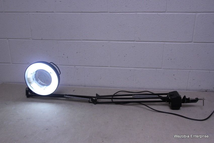 PORTABLE LUMINAIRE MAGNIFIER MAGNIFYING LAMP E78751 WITH DESK CLAMP eBay