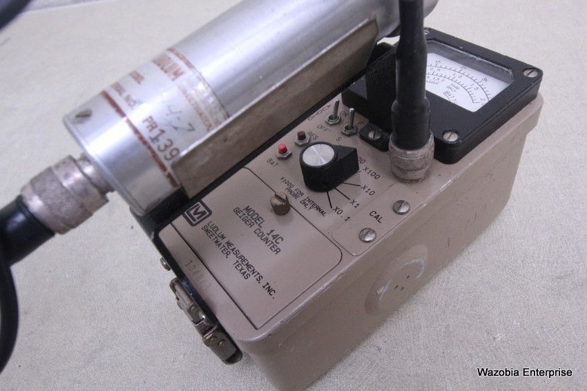LUDLUM MEASUREMENTS MODEL 14C GEIGER COUNTER WITH MODEL 447 PROBE eBay