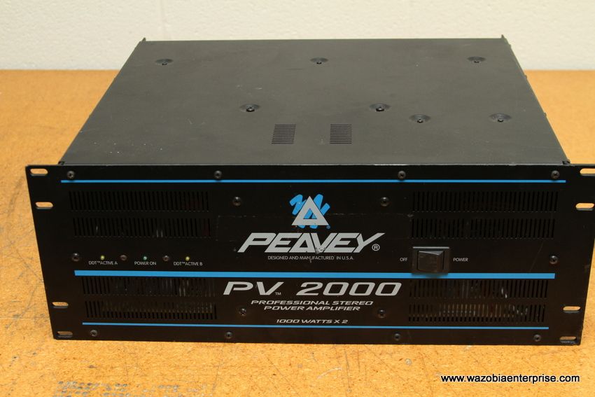 PEAVEY PV2000 PV 2000 PROFESSIONAL STEREO POWER AMPLIFIER eBay