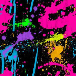 neon splats