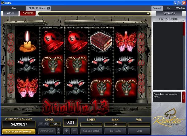 Diablo13 - Progressive Video Slot - Topgame