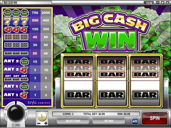 Big Cash Win - Rival Gaming