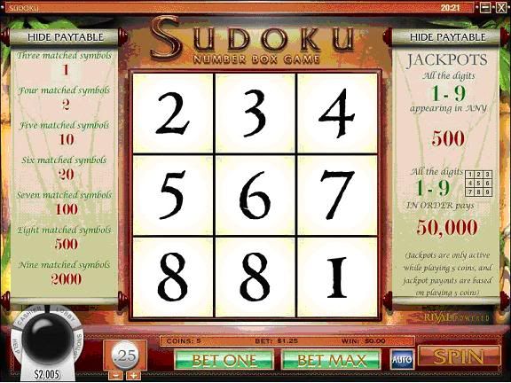 Sudoku - Rival Gaming