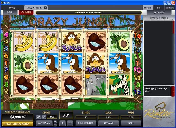 Crazy Jungle slot Game - Topgame