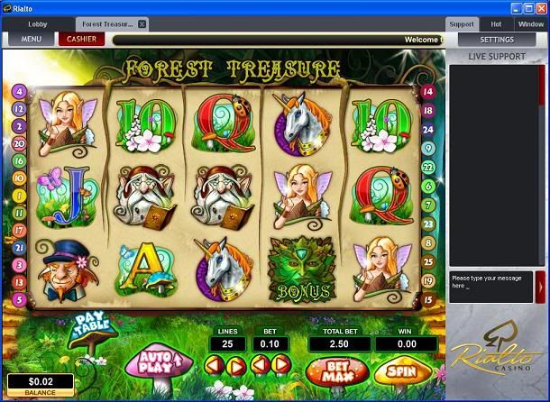 Forest of Treasures Video Slot - Topgame