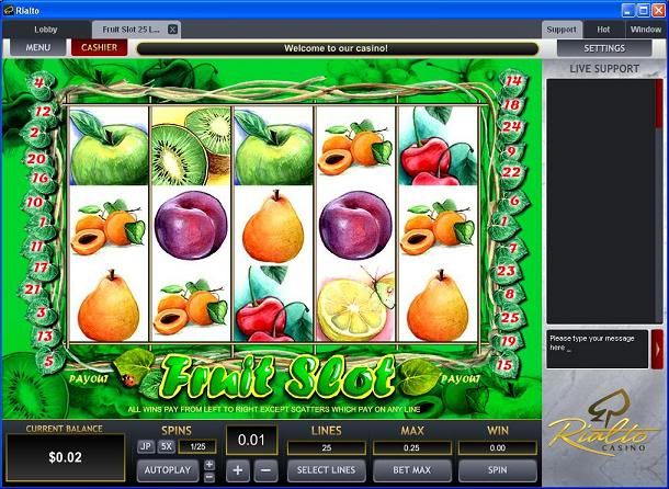 Fruit Slot Video Slot - Topgame