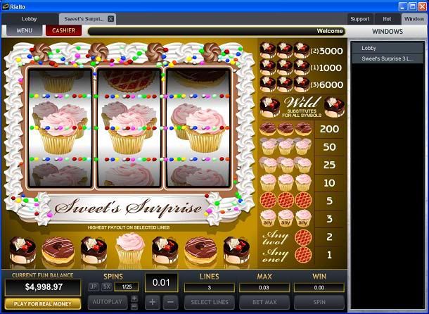Sweets Surprise 3 Line - Topgame