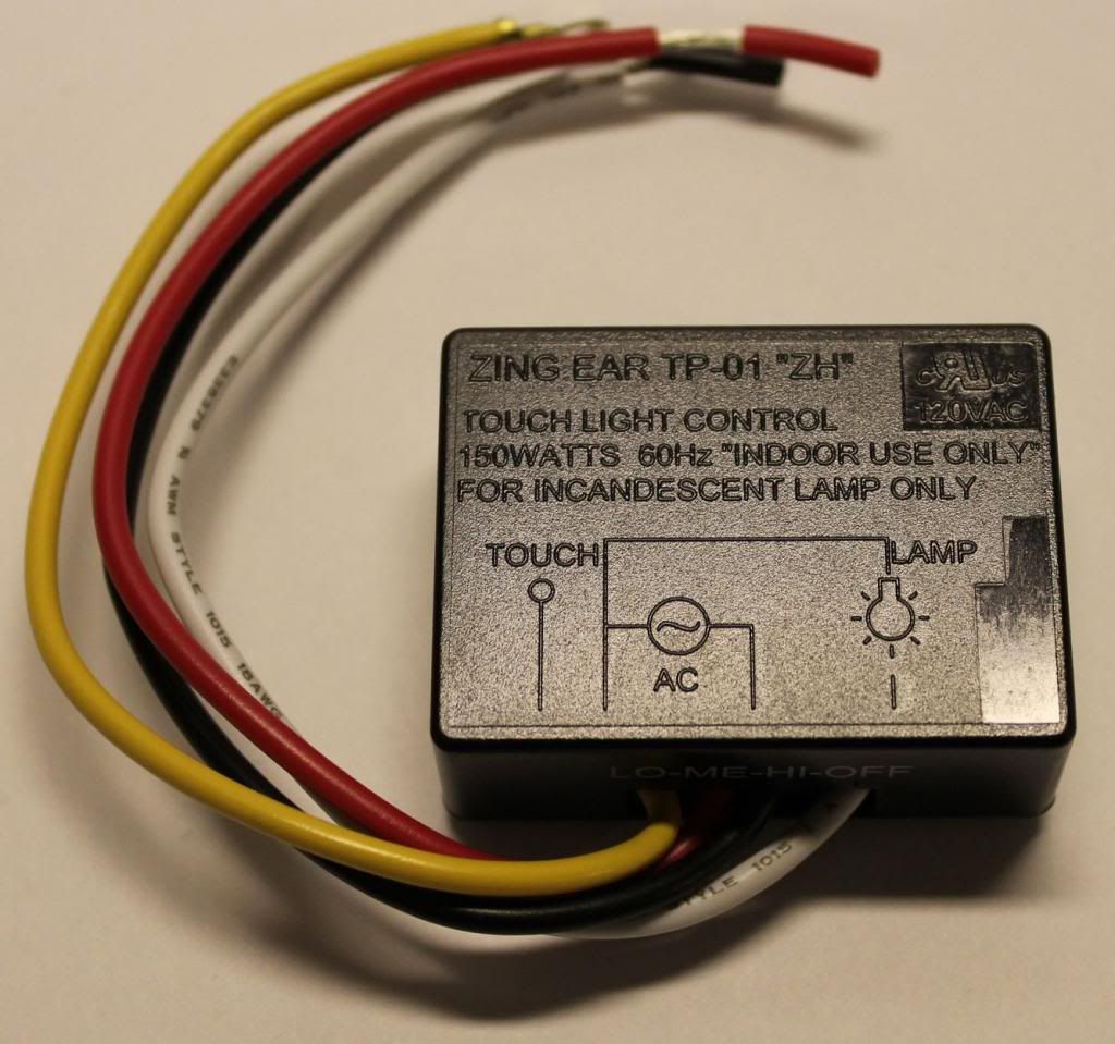 Zing Ear TP-01 ZH Touch Light Control Module Dimmer Sensor Switch