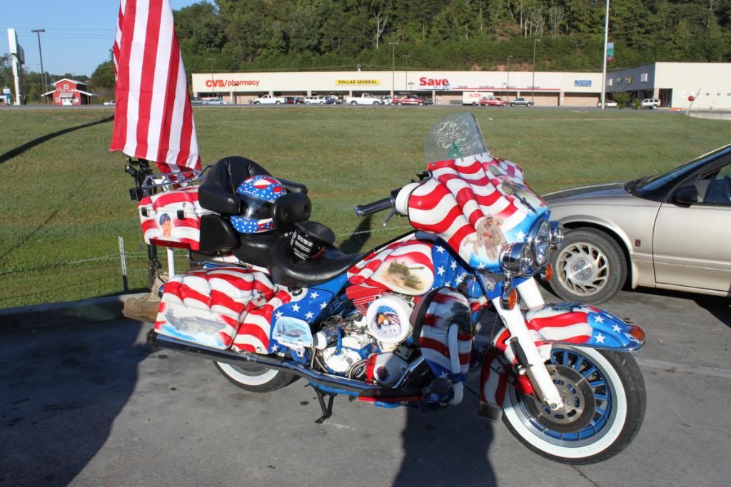 Patriotic Harley Davidson