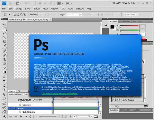 Adobe photoshop cs4 extended espa?ol
