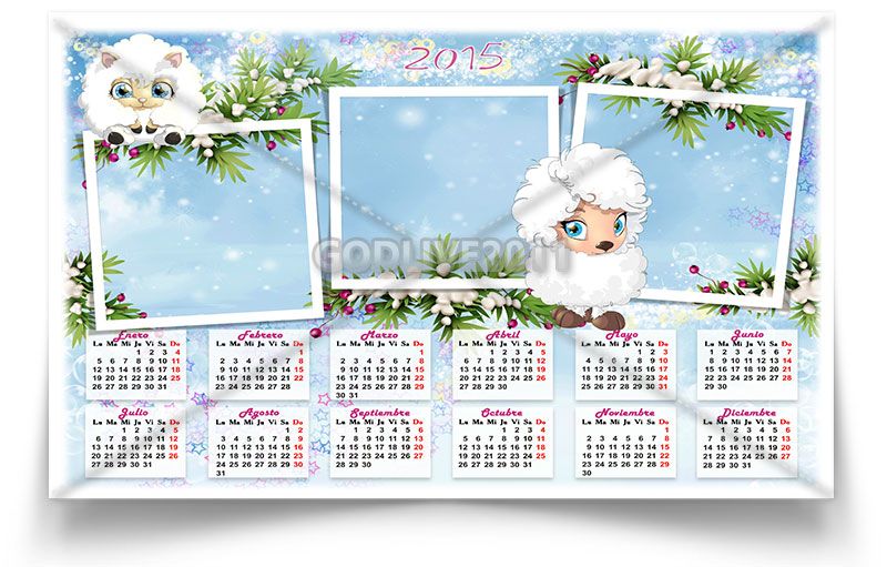 calendario 2015 en español para descargar año de la oveja