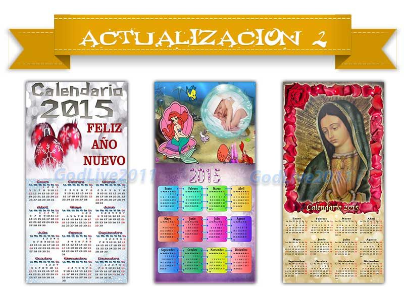 calendarios 2015 psd editables