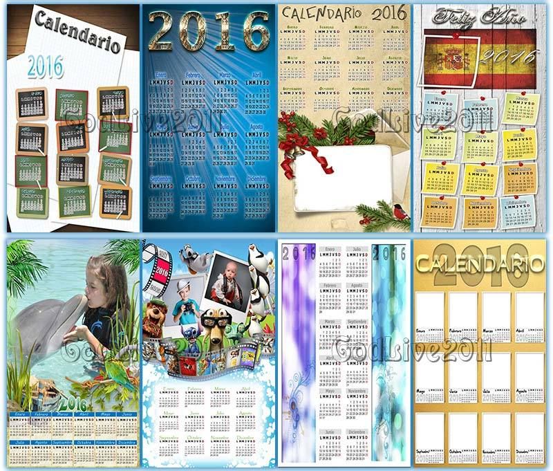 calendario 2016 para imprimir