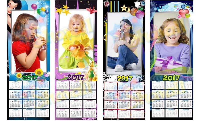 adobe photoshop 2017 calendarios psd