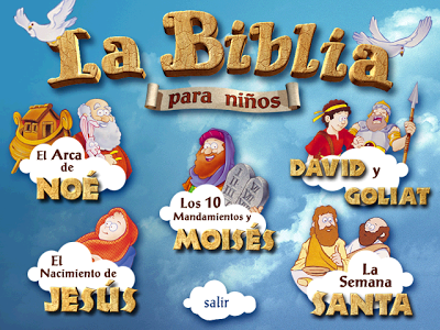 la biblia para niños interactiva