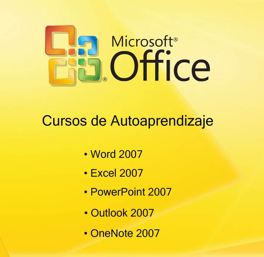 curso microsoft office word excel outlook onenote powerpoint 2007