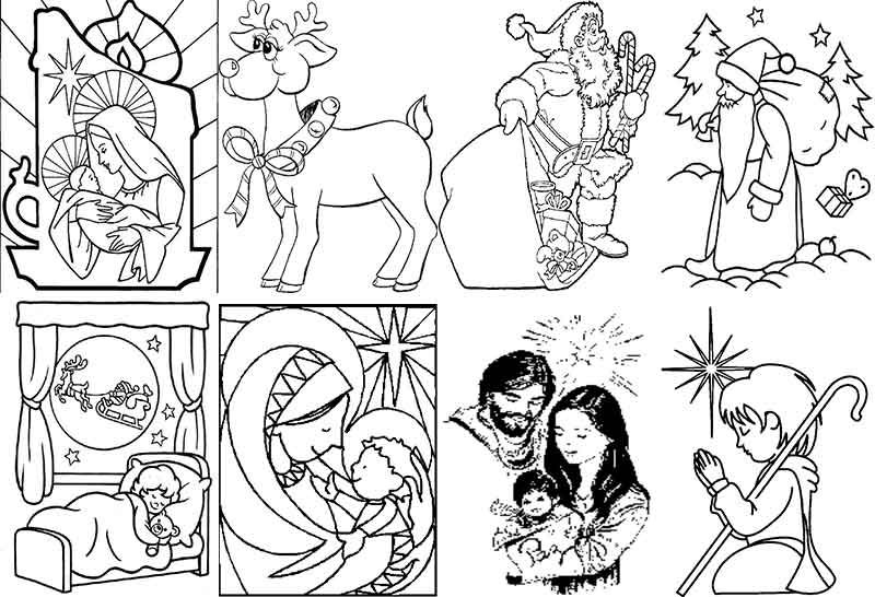 Dibujos navideños para colorear y decorar tu hogar casa paso a paso para imprimir