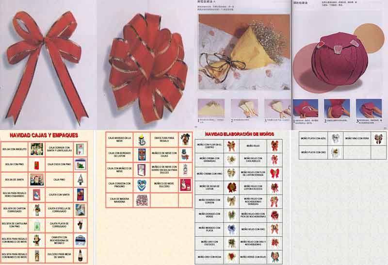 Moños y Empaques de Regalos navideños paso a paso para decorar regalos navidad