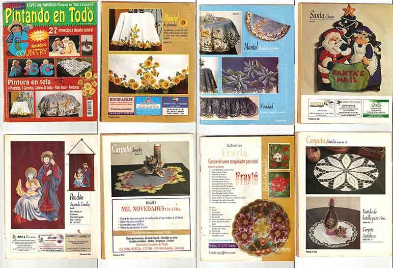 Pinturas De Navidad pintando en todo revistas paso a paso country pintura en tela navidad