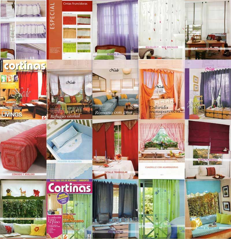 curso de cortinas revistas de cortinas manuales cortinas