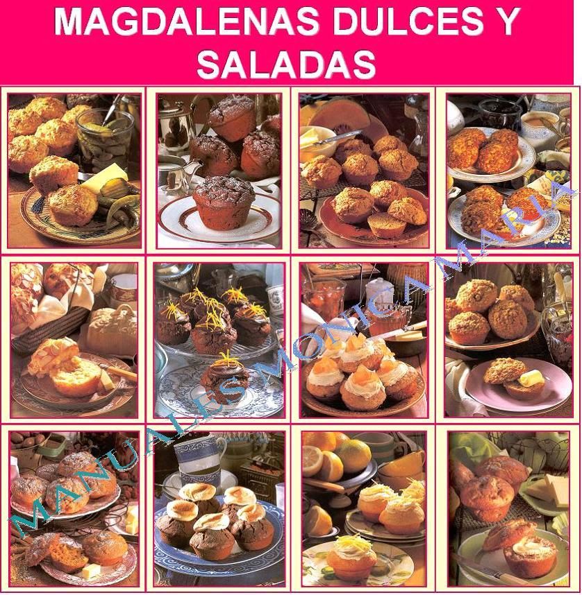 magdalenas dulces y saladas recetas para aprende a preparar como hacer magdalenas saladas dulces