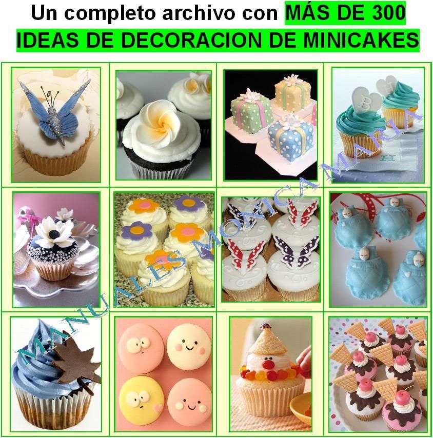 decoracion de mini cakes minicakes paso a paso recetas ingredientes preparacion