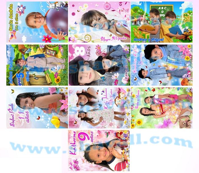Marcos para niños niñas