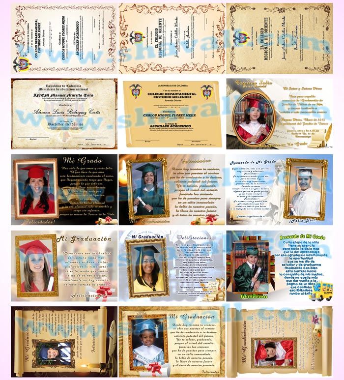 tarjetas leyendas amor diplomas grados
