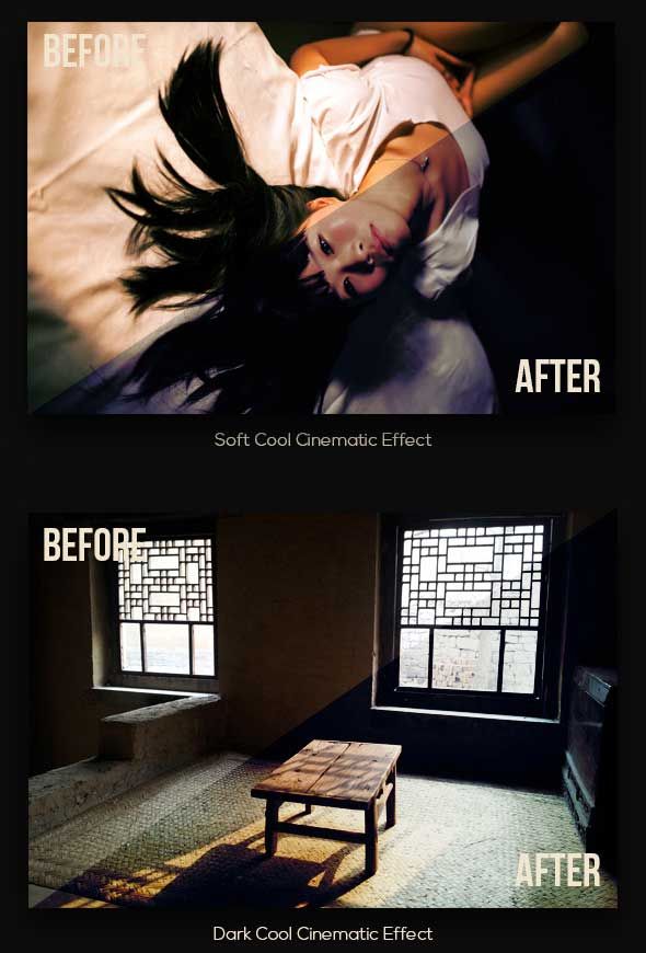 actions cinematic photoshop