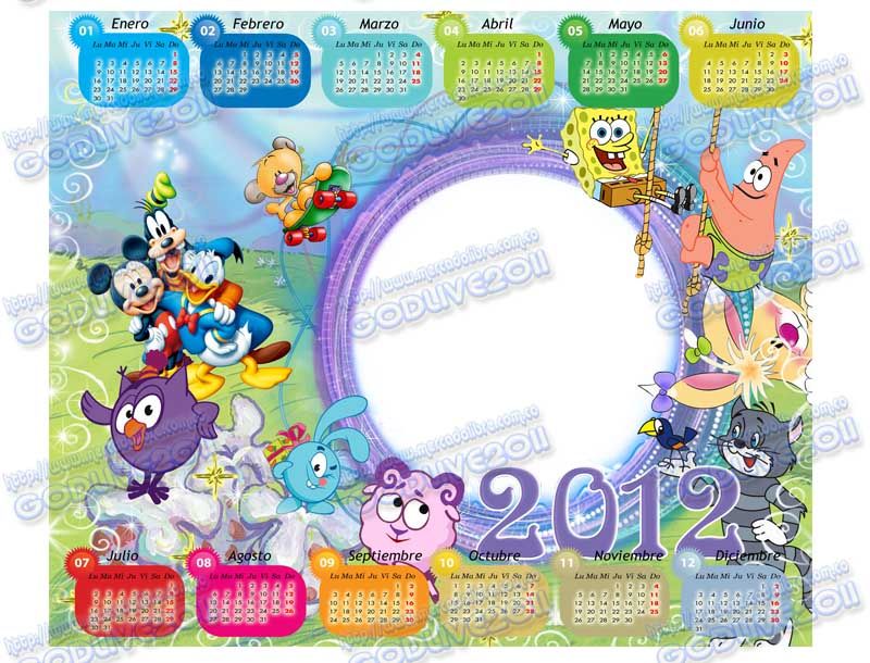 calendarios 2012 almanaques personalizados