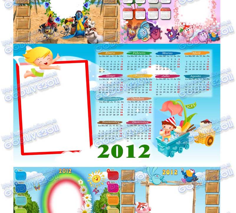 calendarios psd eps photoshop 2012