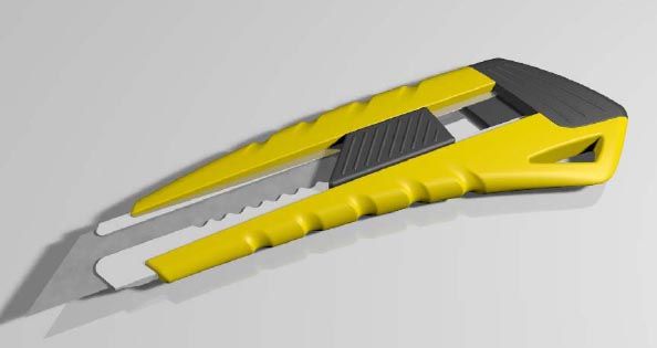 modelar un cuchillo con rhinoceros 3d 4.0