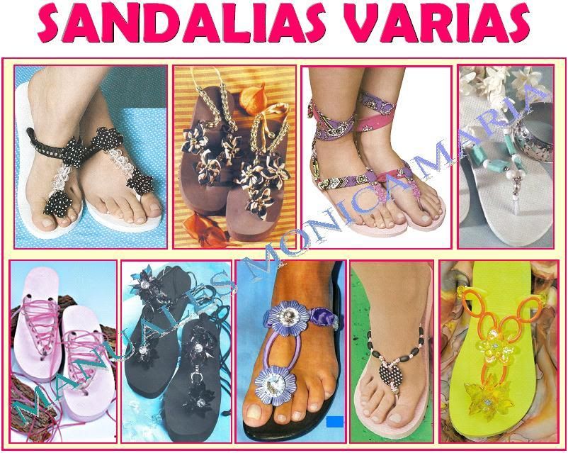 sandalias varias
