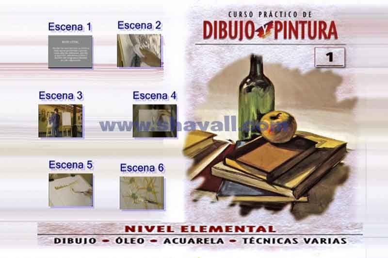 curso práctico de dibujo y pintura dvd 1 dibujo acuarela óleo