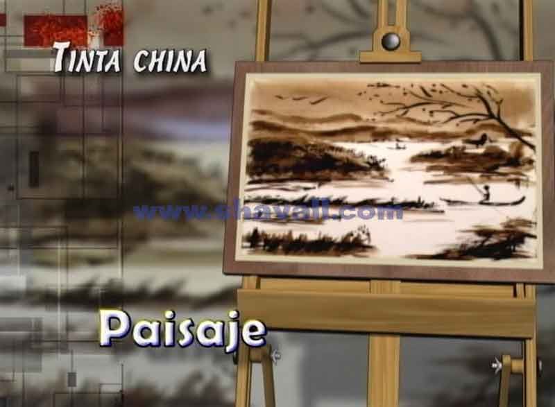 aprender a pintar con tinta china un paisaje