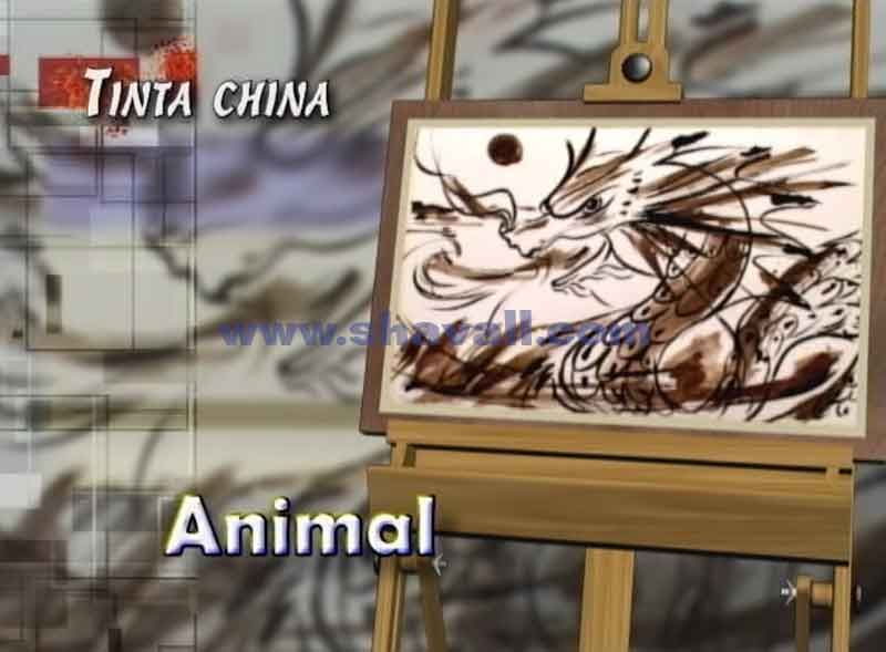 aprender a pintar con tinta china un animal dragón