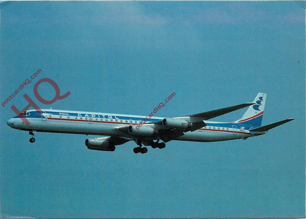 有关以下物品的详细资料: postcard: capitol douglas dc-8-63cf