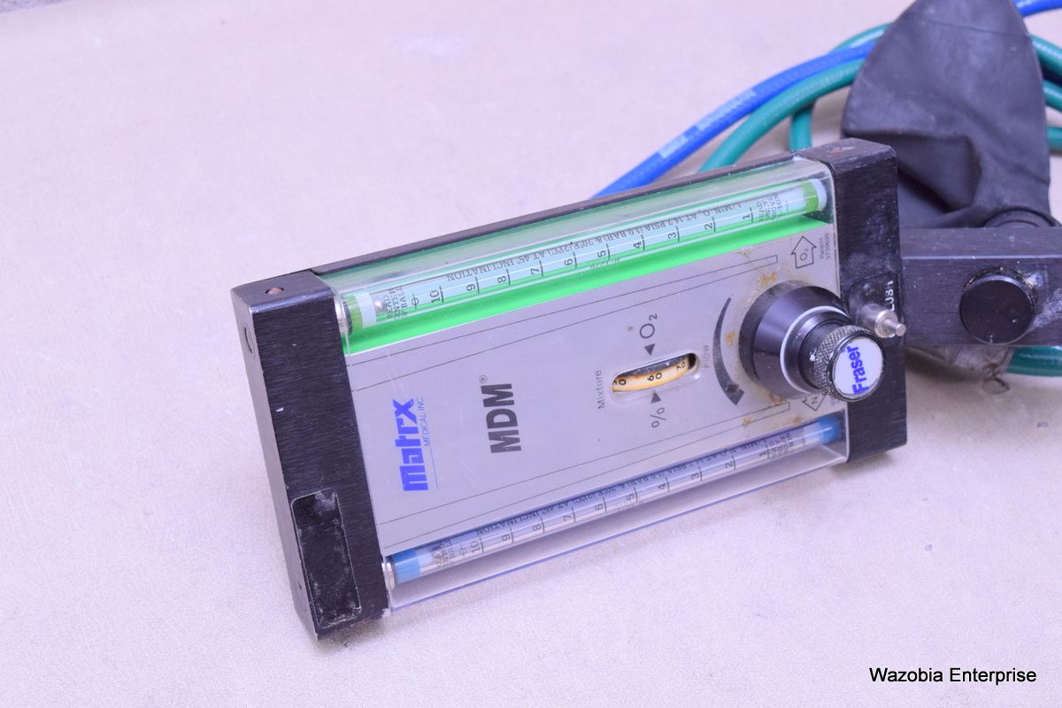 MATRX MEDICAL MDM DENTAL NITROUS OXIDE FLOWMETER eBay