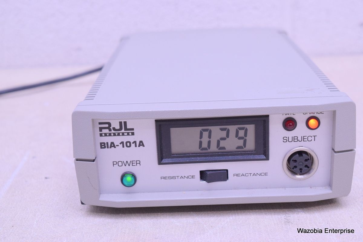 RJL SYSTEMS BIA101A BODY COMPOSITION ANALYZER — Wazobia Enterprise