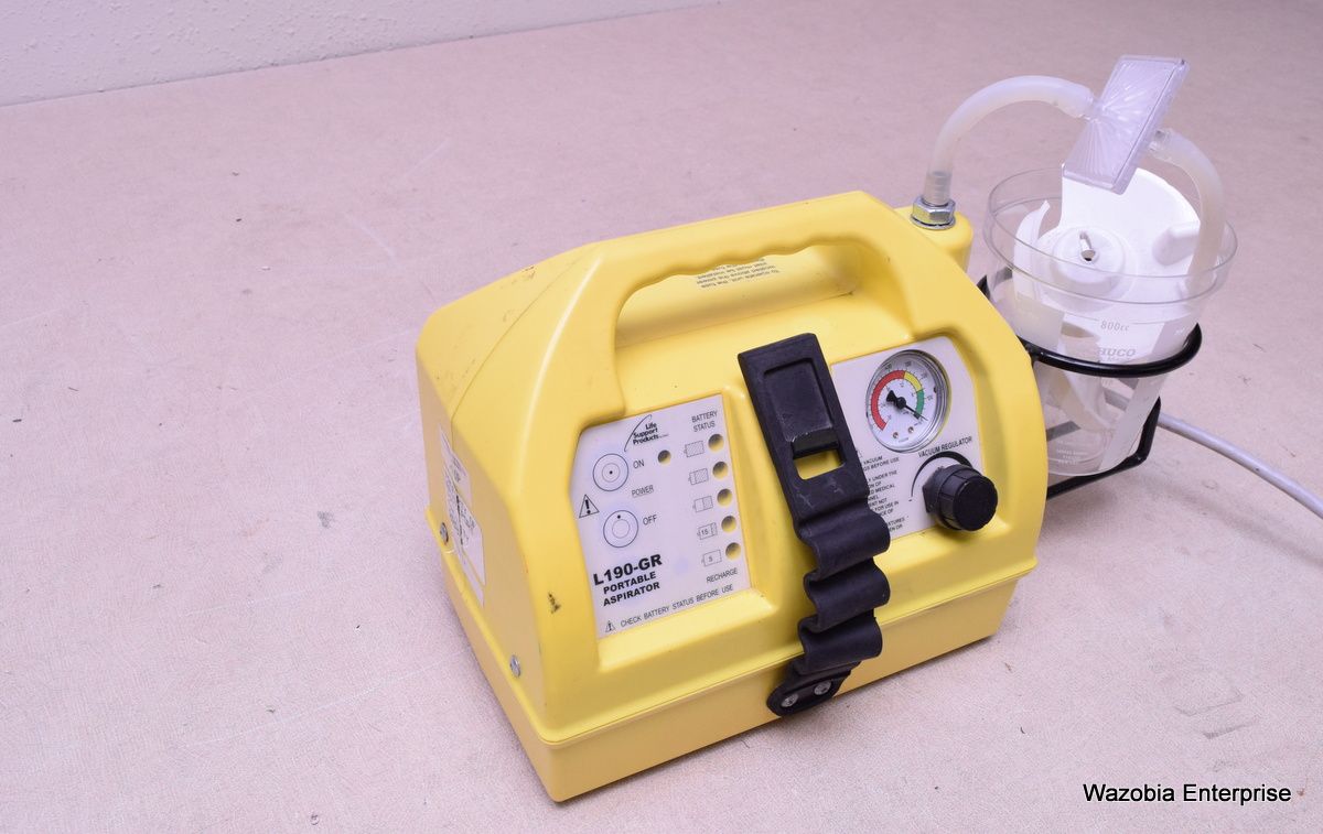 ALLIED HEALTHCARE L190GR PORTABLE M ASPIRATOR PUMP MODEL L190, L190GR