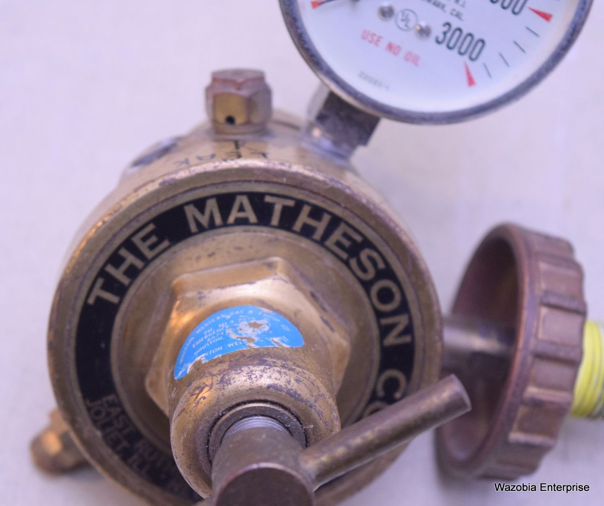 THE MATHESON CO. GAS REGULATOR PUMP eBay