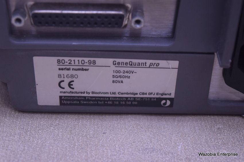 Genequant Pro Rna Dna Calculator Wazobia Enterprise