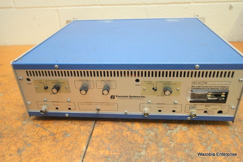 TRANSONIC SYSTEMS INC T201 2CHANNEL ULTRASONIC BLOOD FLOW METER eBay