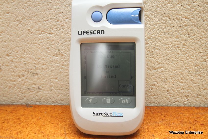 LIFESCAN SURESTEP FLEXX BLOOD SUGAR MONITOR eBay