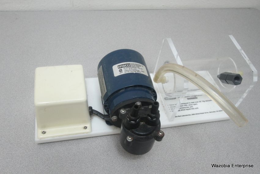 BIO-RAD VACUUM REGULATOR FOR BLOT SYSTEM WITH FASCO PUMP TYPE U63 ...