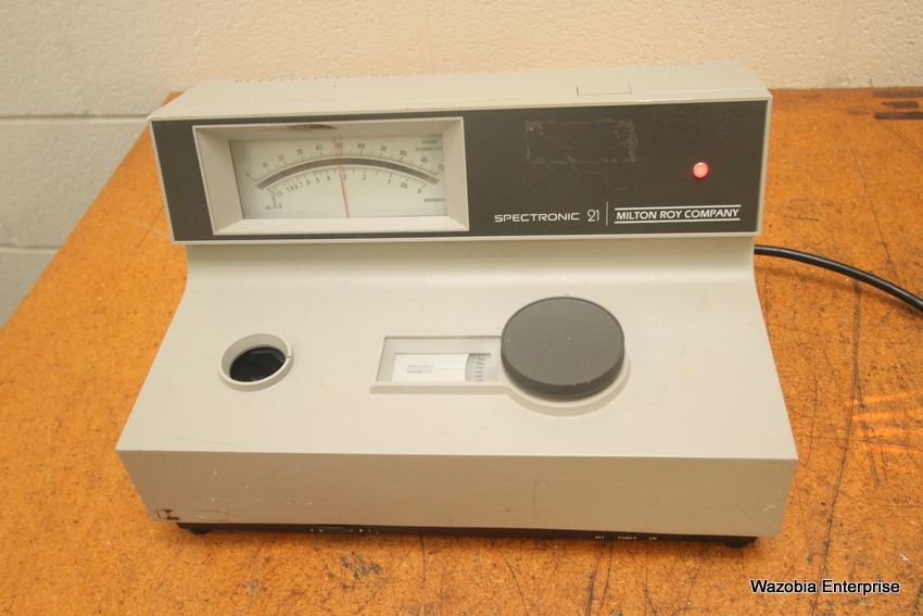 MILTON ROY SPECTRONIC 21 UV VIS SPECTROPHOTOMETER | eBay